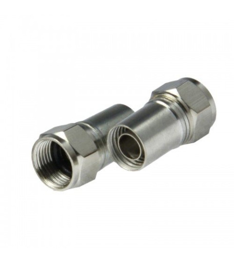 Radial Crimp Connector For RG6 - 1pc